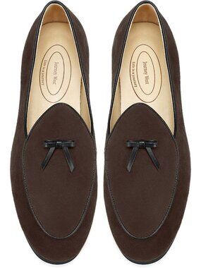 Women's Coffee Suede Tassel Loafers Moccasins Slip On Comfortable Driving Flats